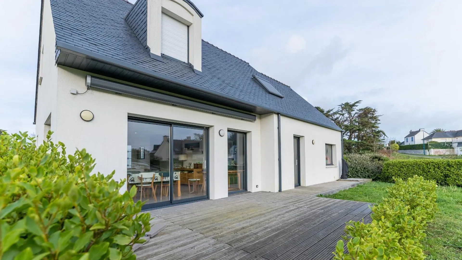 Ty Kreizh - Maison Neuve Avec Piscine Proche Mer Saint-Pabu  França